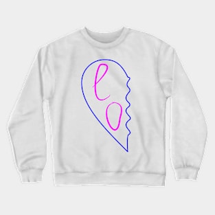 Left half of the heart Crewneck Sweatshirt